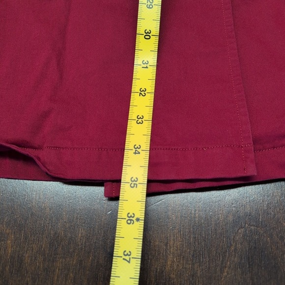 Tommy Bahama Women's Stretch Short Trench Coat Size Large Italian Fabric Maroon - Picture 9 of 9